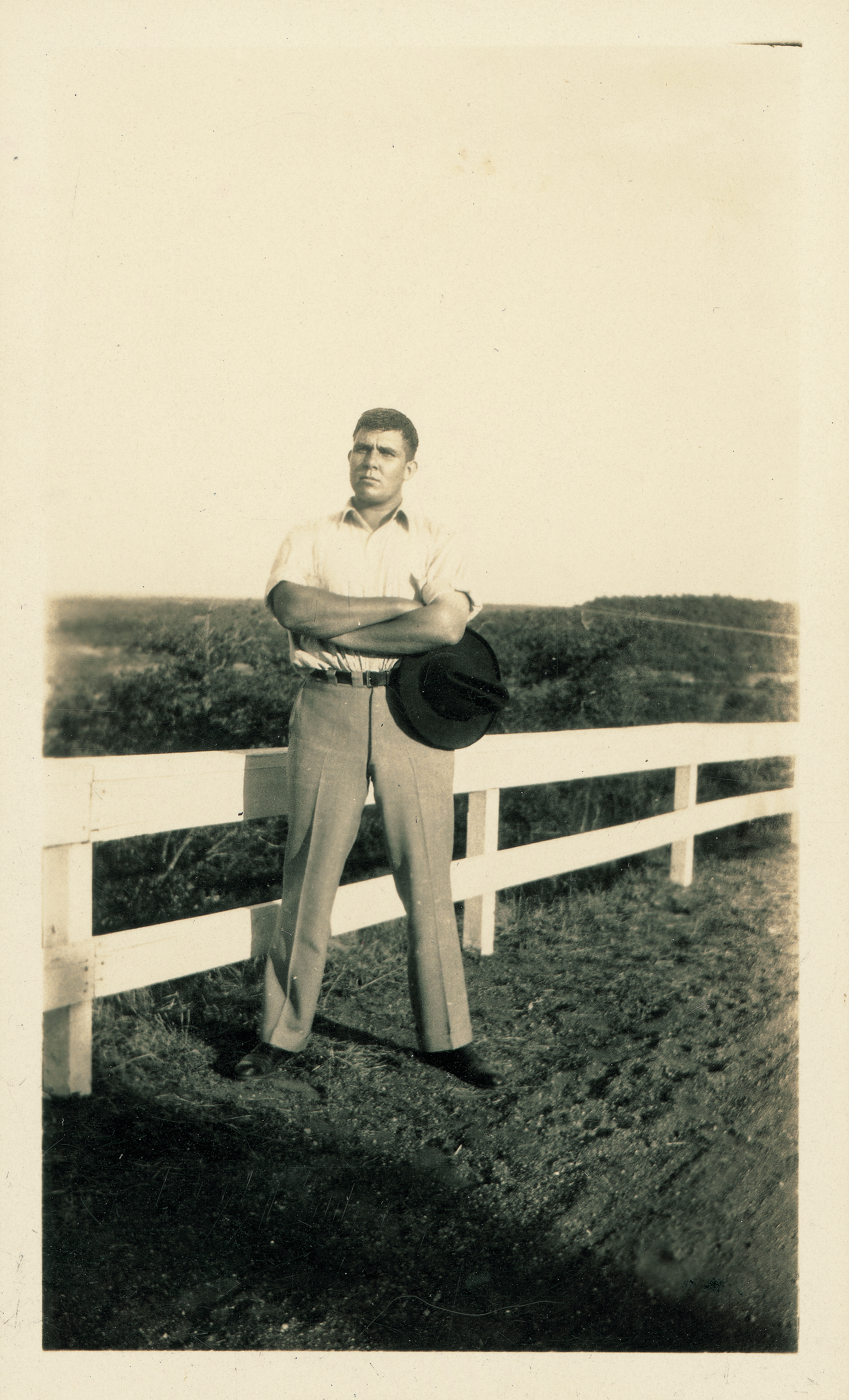 REH, 1934, Cross Plains, TX. Photo, part of the Bancroft Library at UCBerkeley, provided by The Robert E. Howard Foundation.